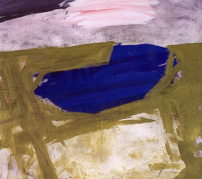 Landschaft mit Wasserloch 1988