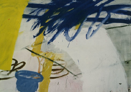 Blaues Tulpenglas 1985